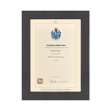 Black Certificate Frame